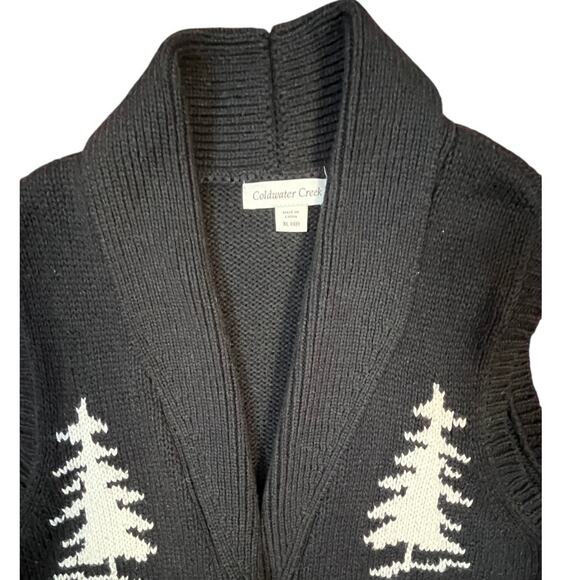 Coldwater Creek Wool Blend Grandpa Button Down Sweater Vest  w/pockets Size XL - Picture 3 of 7